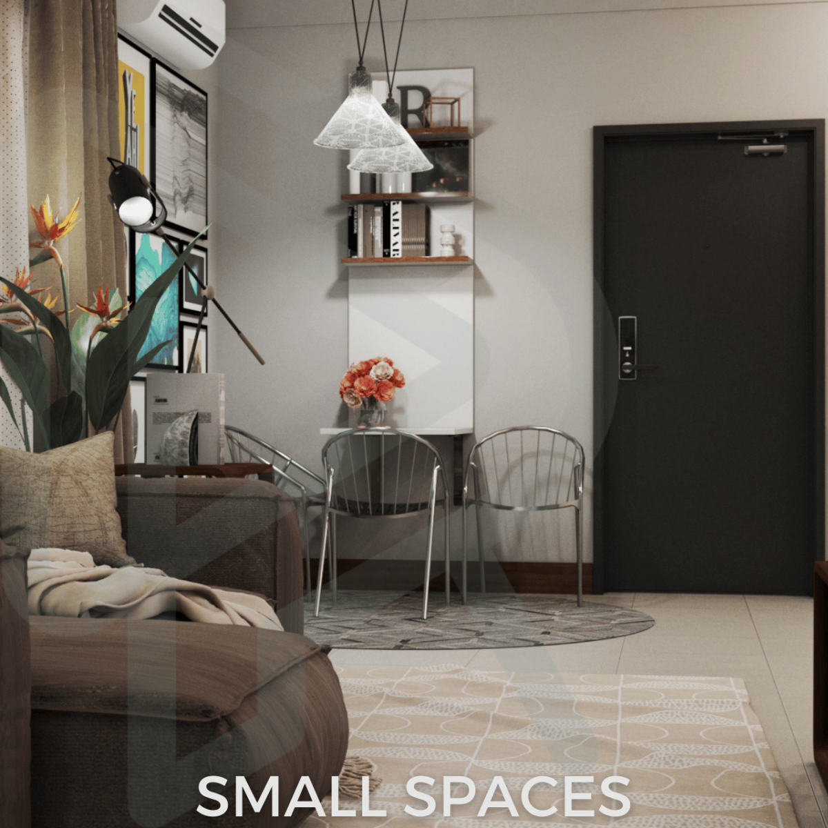 შევქმნი ინტერიერის 3D ვიზუალიზაციას პრეზენტაციისთვის მზად ფორმატში