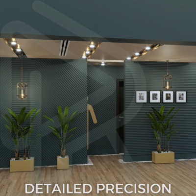 შევქმნი ფოტორეალისტურ 3D ინტერიერის ვიზუალიზაციას