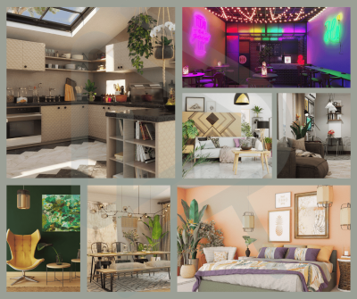 შევქმნი ფოტორეალისტურ 3D ინტერიერის ვიზუალიზაციას