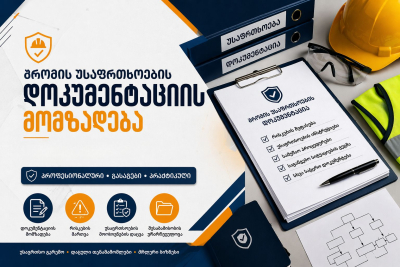 შრომის უსაფრთხოების დოკუმენტაციის მომზადება